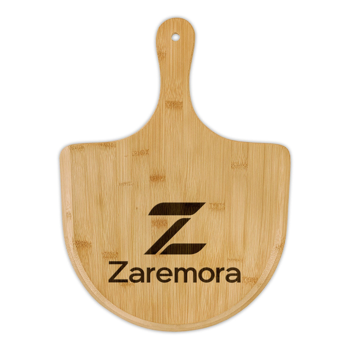 Engraved Bamboo Pizza Peel – Zaremora Serving Board