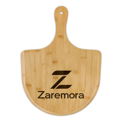 Engraved Bamboo Pizza Peel – Zaremora Serving Board