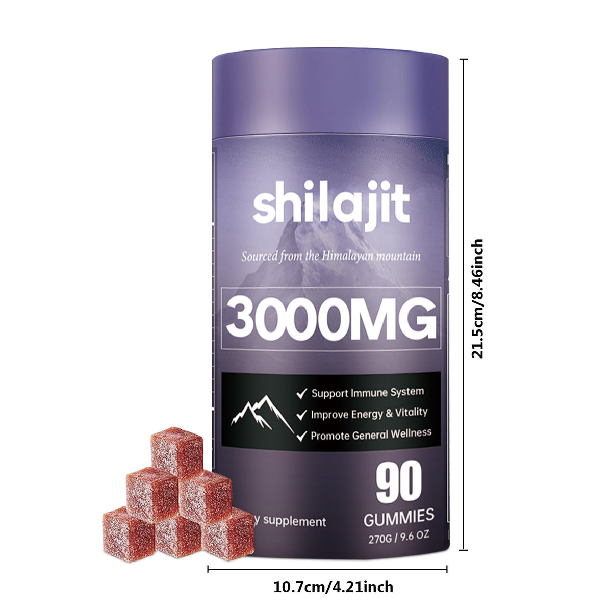 Shilajit Gummies, 90 Chewable Tablets — view 5