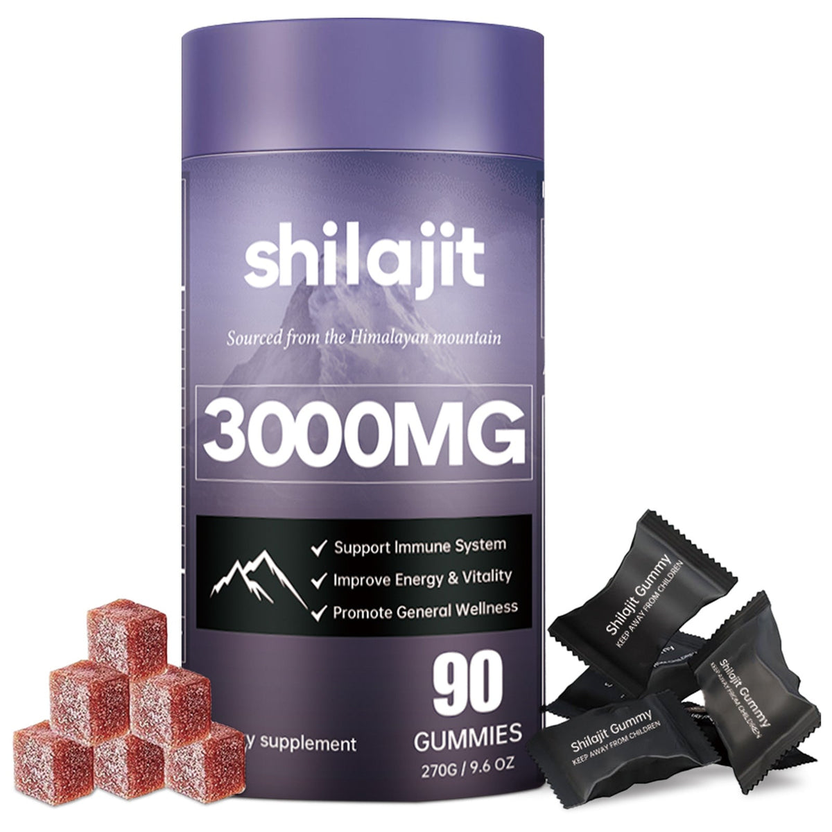 Shilajit Gummies, 90 Chewable Tablets — view 4