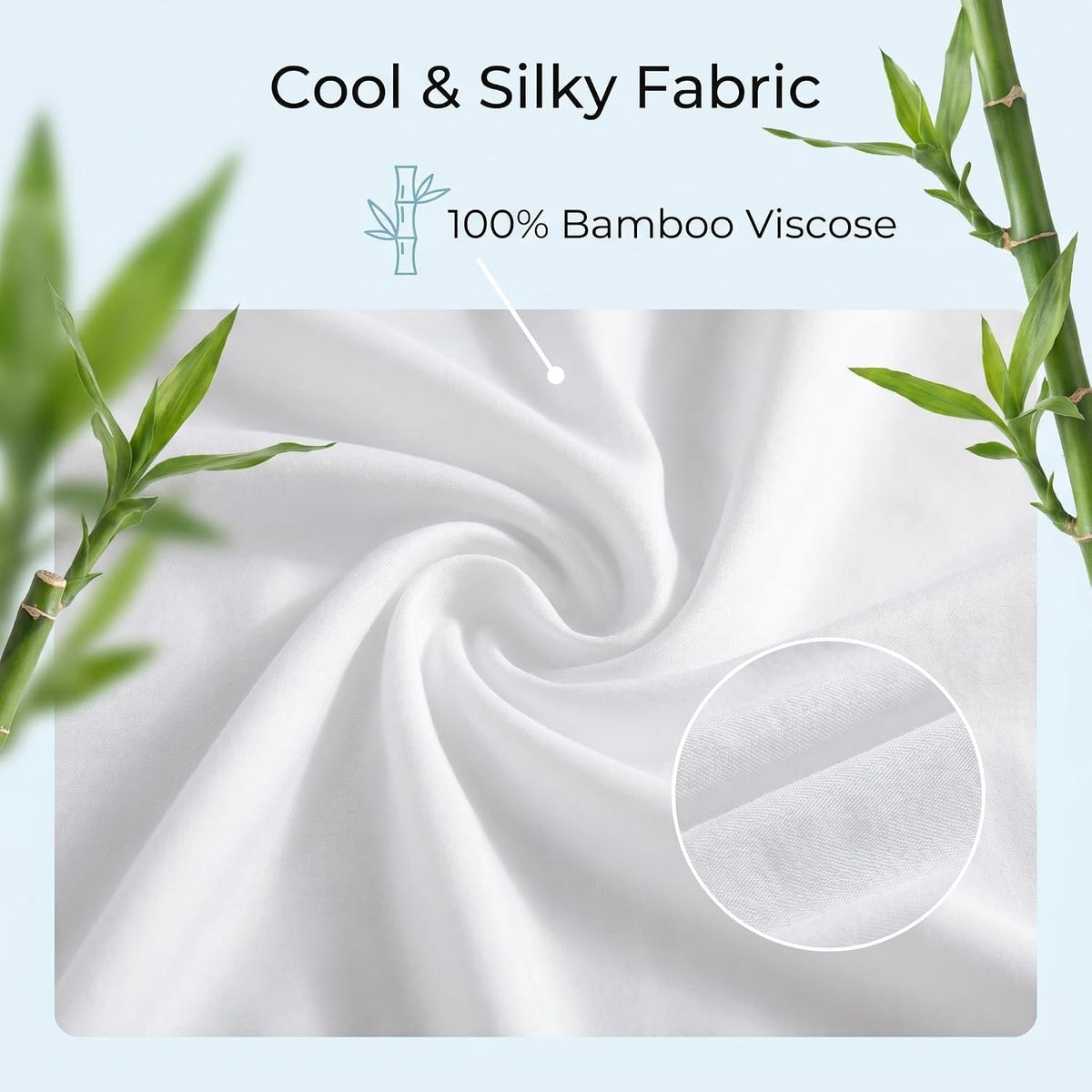 Premium 100% Viscose Bamboo Bed Sheet Set - Cooling Comfort