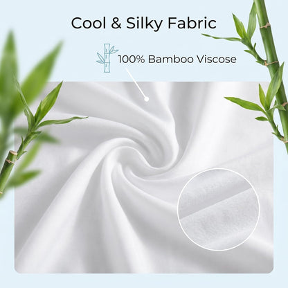 Premium 100% Viscose Bamboo Bed Sheet Set - Cooling Comfort