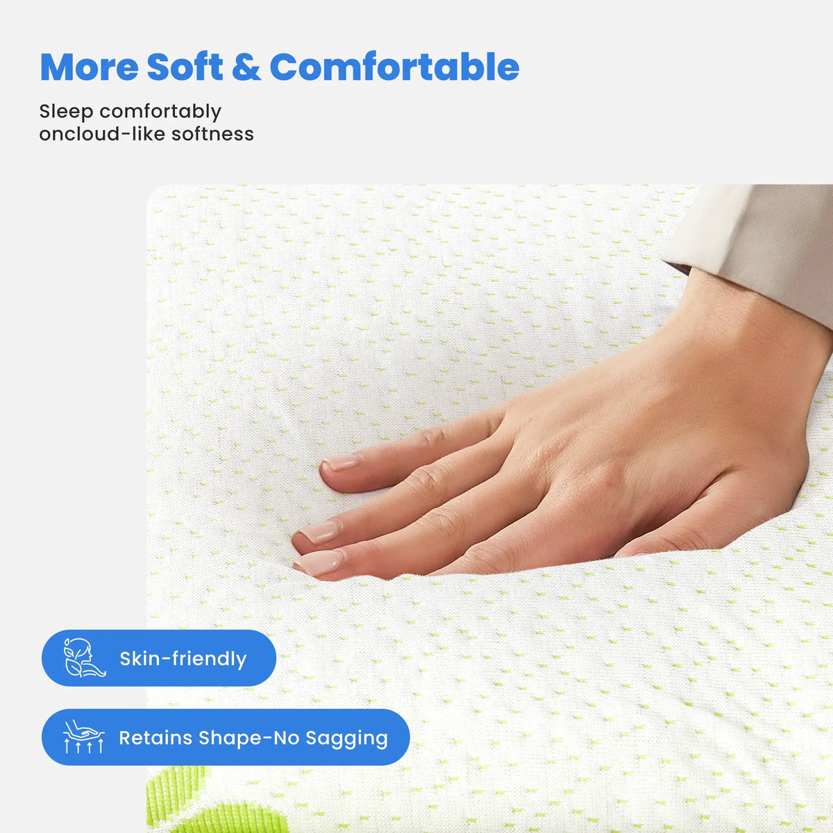Transform Your Sleep with the MCQ 400G Bamboo Viscose Mattress Topper - Soft, Cooling Comfort for Restful Nights
