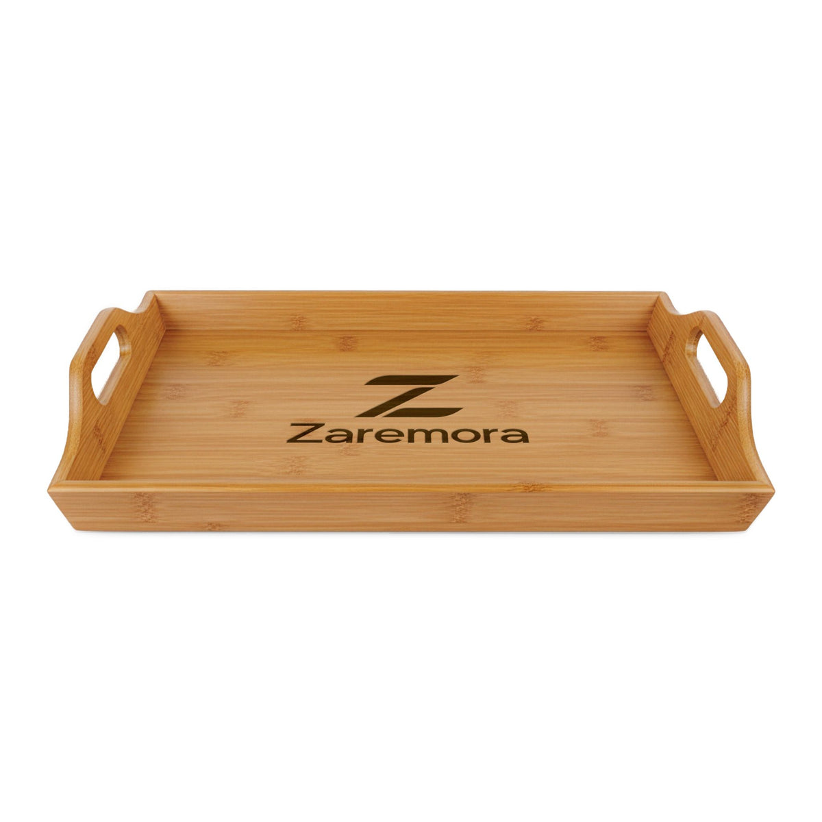 Engraved Bamboo Serving Tray — Zaremora