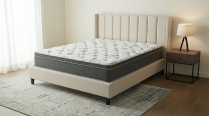 Sommet 13-inch Queen Bamboo Euro Top Memory Foam Hybrid Mattress