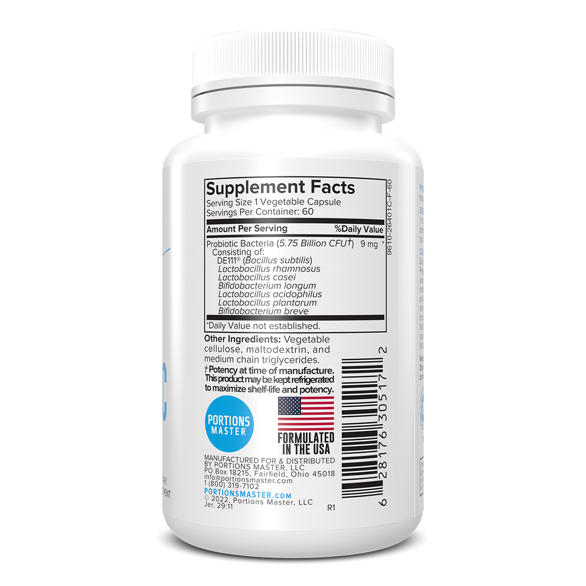 Advanced Probiotic 5.75 Billion CFU, 60 Capsules — view 3