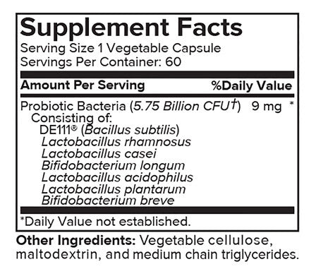 Advanced Probiotic 5.75 Billion CFU, 60 Capsules — view 4