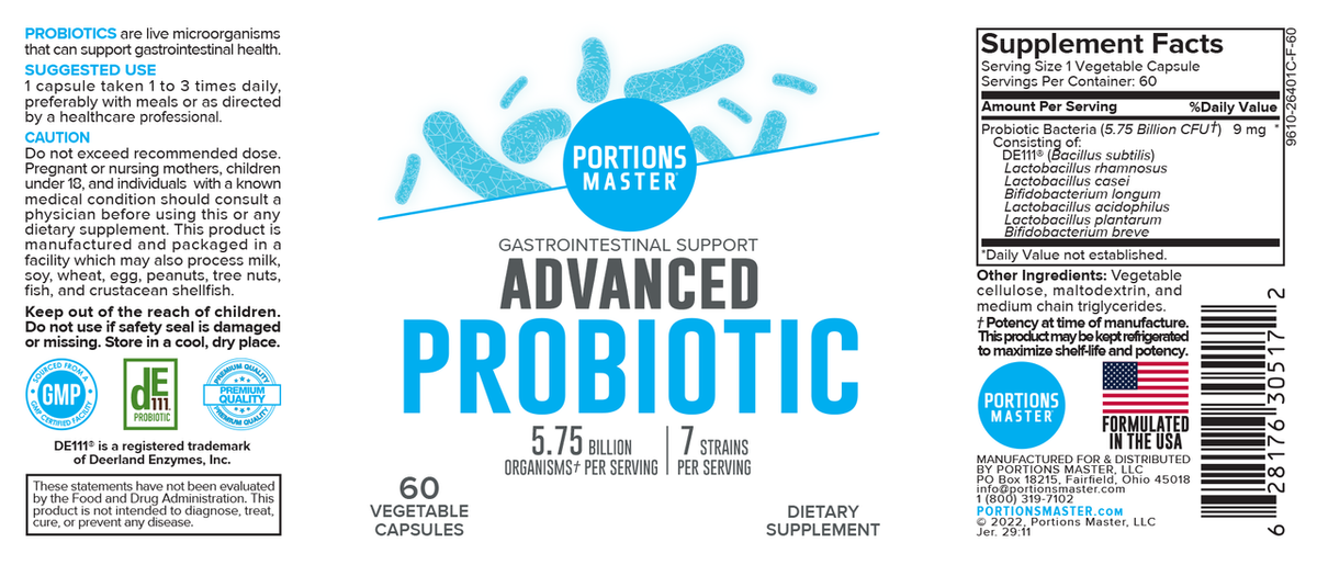 Advanced Probiotic 5.75 Billion CFU, 60 Capsules — view 5