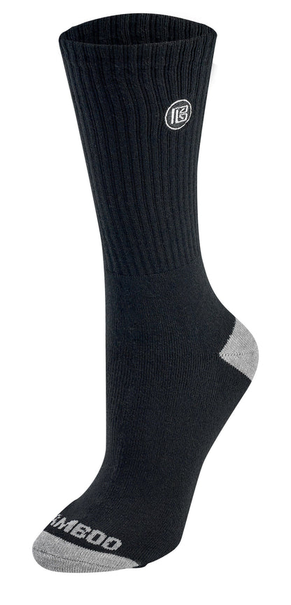 Premium Bamboo Rayon Crew Socks - 3 Pair and 6 Pair Packs Available