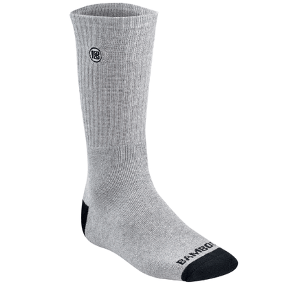 Premium Bamboo Rayon Crew Socks - 3 Pair and 6 Pair Packs Available