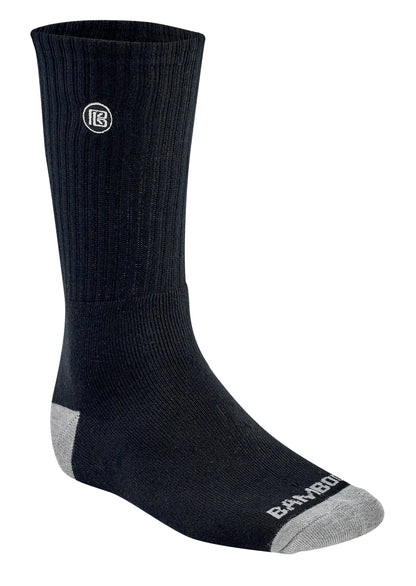 Premium Bamboo Rayon Crew Socks - 3 Pair and 6 Pair Packs Available
