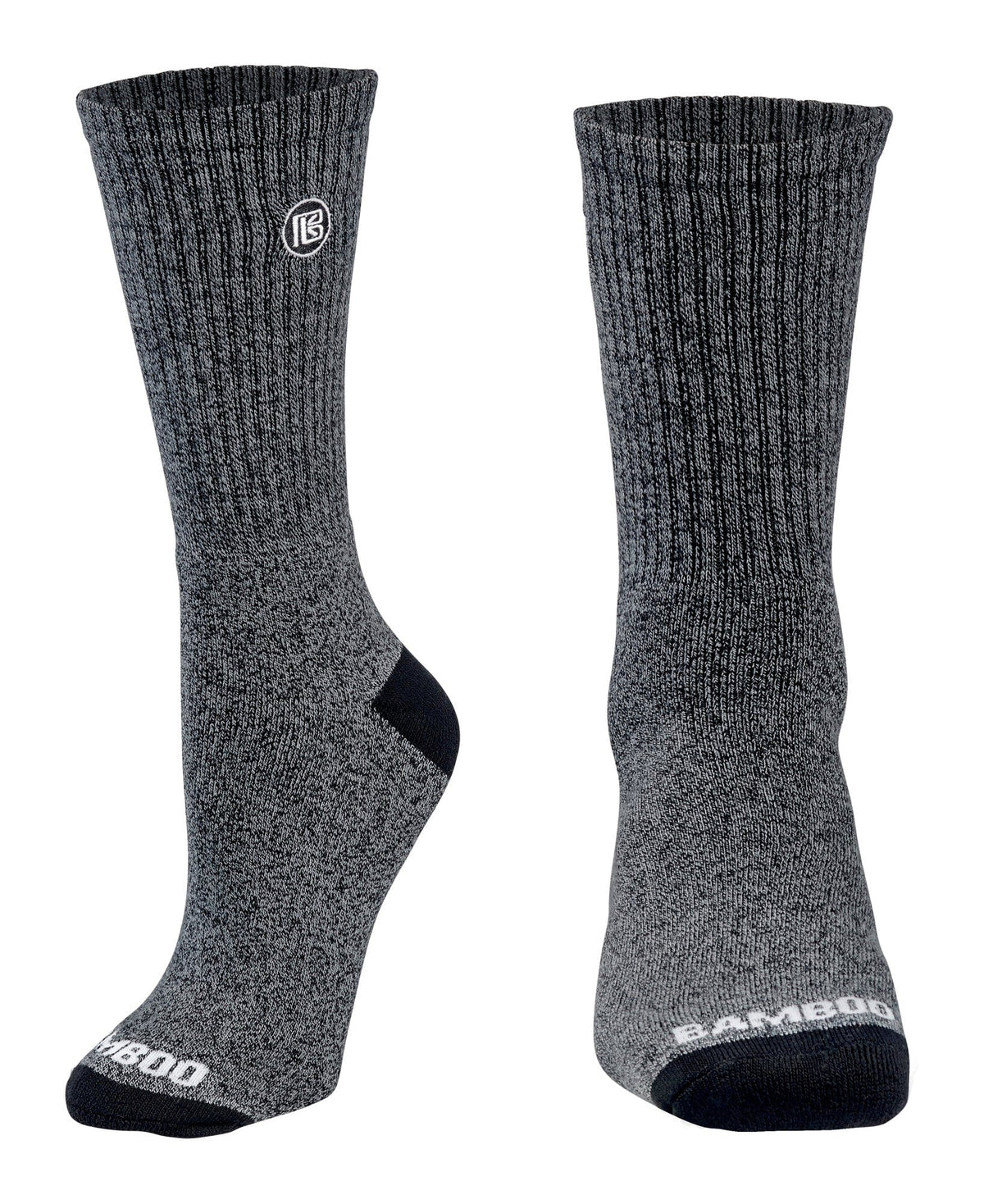 Premium Bamboo Rayon Crew Socks - 3 Pair and 6 Pair Packs Available