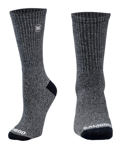 Premium Bamboo Rayon Crew Socks - 3 Pair and 6 Pair Packs Available