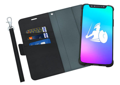 iPhone 8 / 7 / 6 / SE EMF Blocking Wallet Case with Radiation Protection