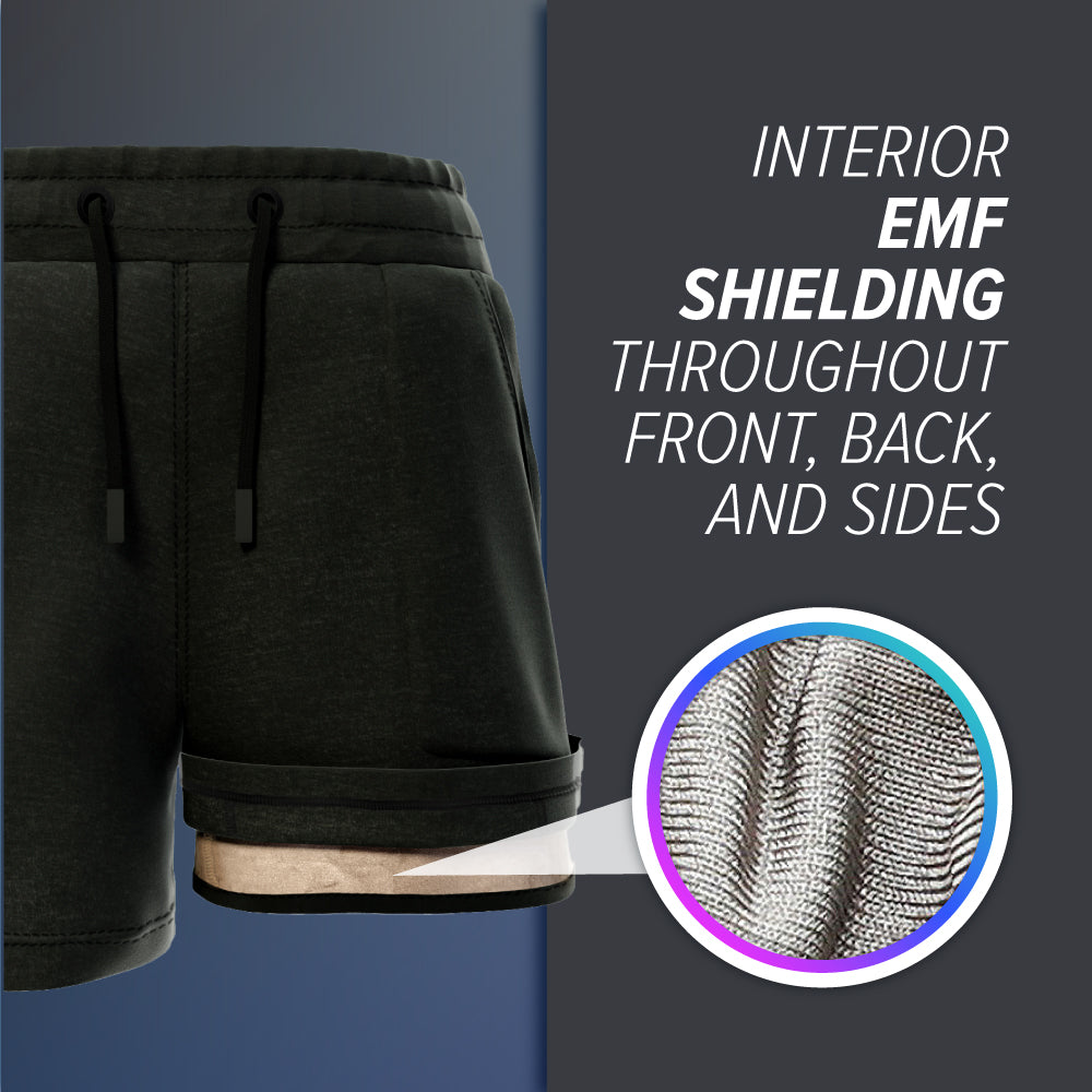 EMF Radiation Protection Shorts, Silver Fiber — view 6