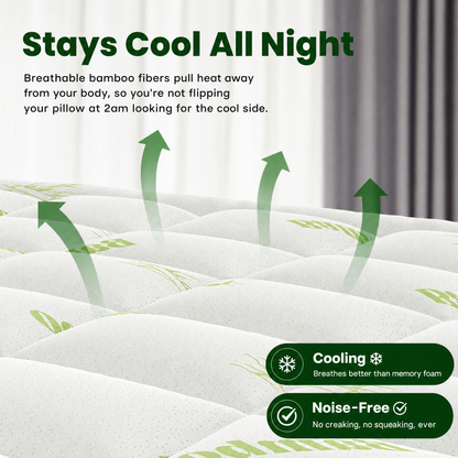 BambooLux™ - Natural Comfort Topper