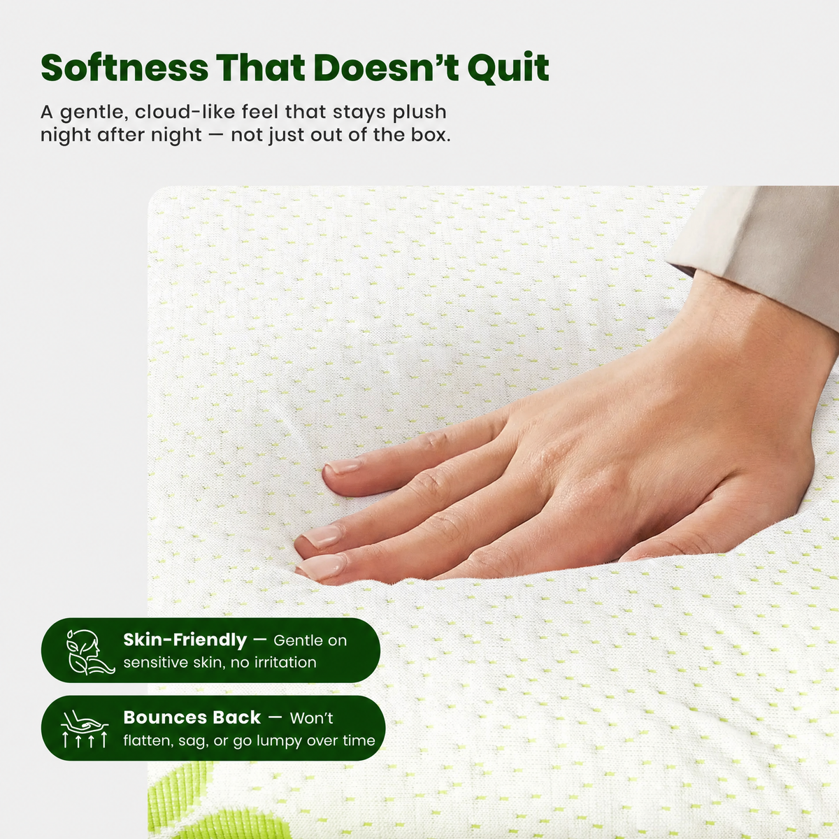 BambooLux™ - Natural Comfort Topper