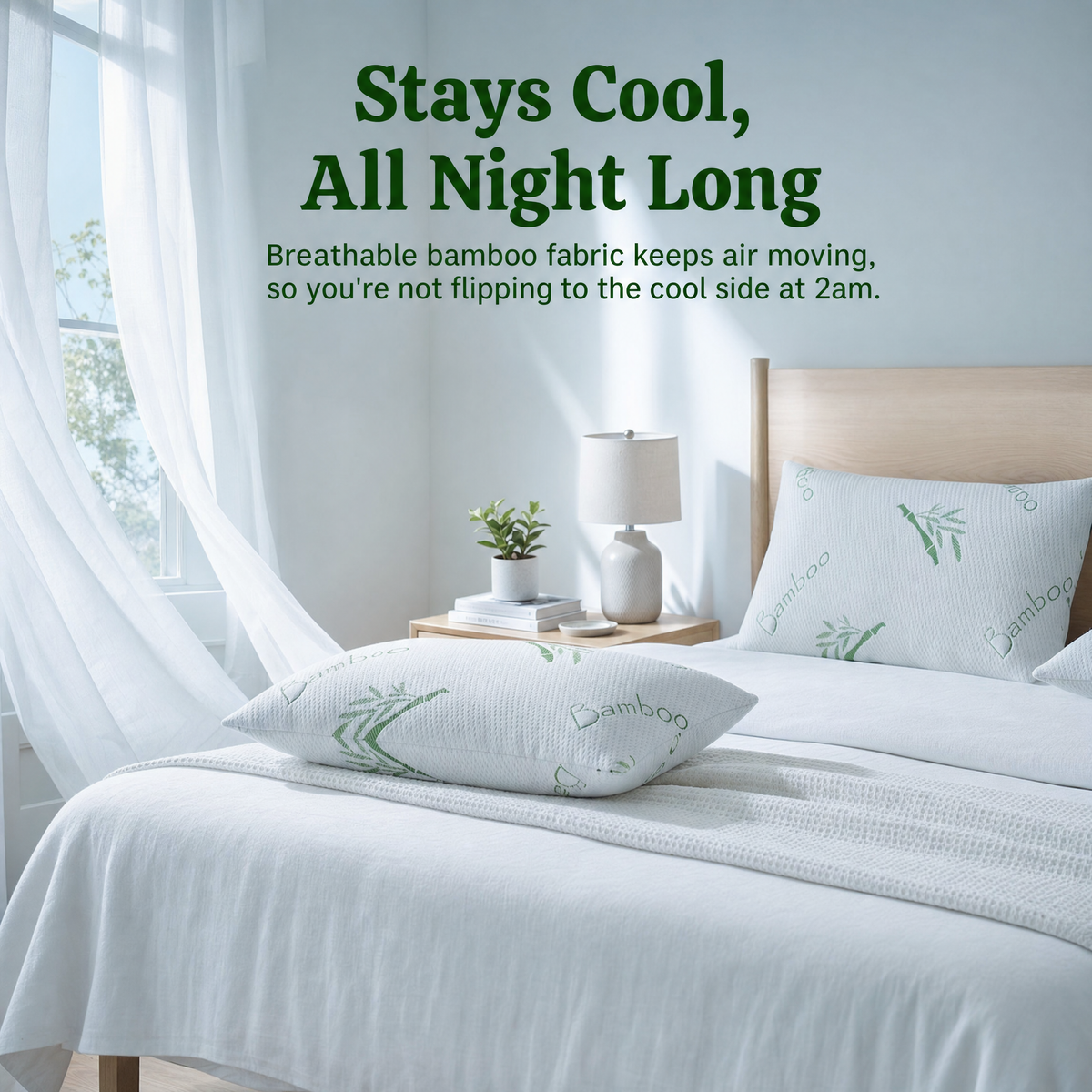 BambooLux™ - Natural Comfort Pillow