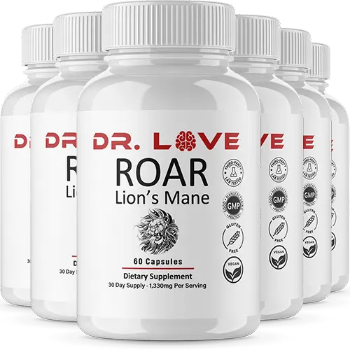 ROAR Lion's Mane, 1, 3, 6 or 12 Bottle Supply — view 8